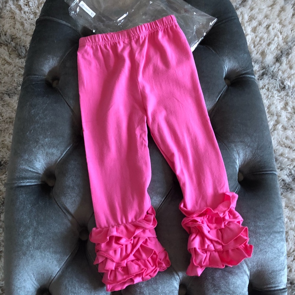 🎀 New Pink Pants with Ruffles